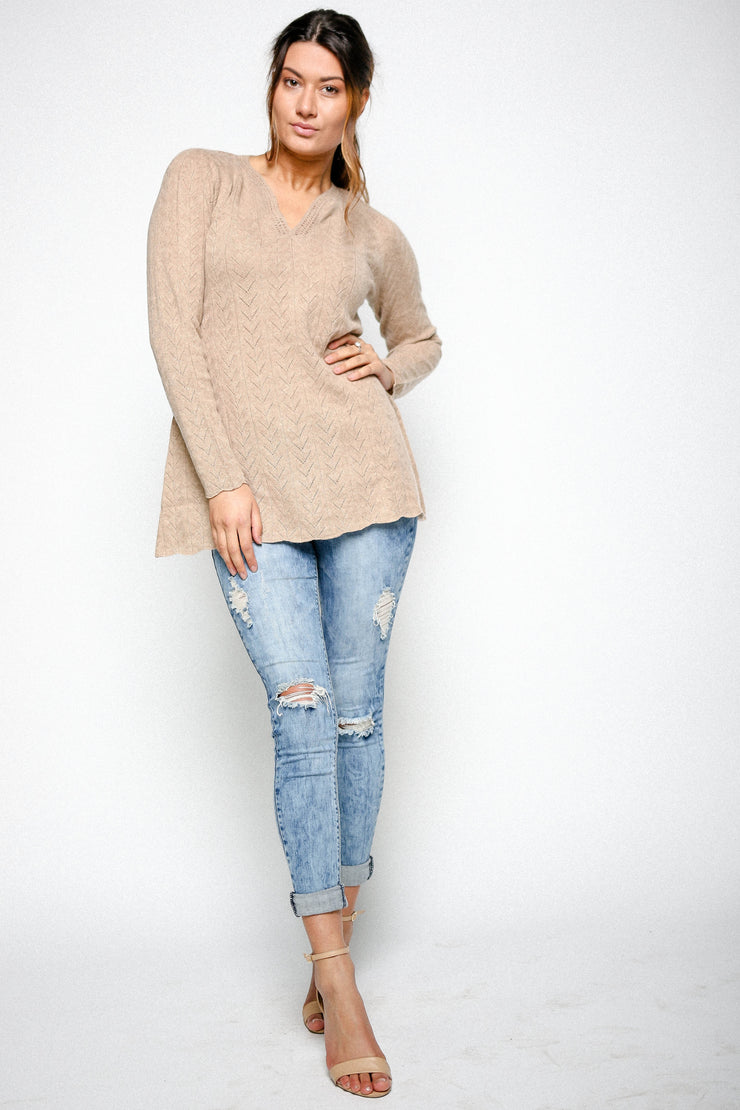 Cashmere Jumper - Harvest - Snow Blossom Limited