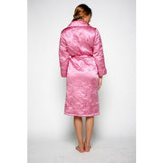 Padded Silk Dressing Gown - Pink - Snow Blossom Limited