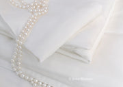 Habotai Silk Fitted Sheets - Snow Blossom Limited