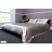 Charmeuse Silk Duvet Cover - Snow Blossom Limited