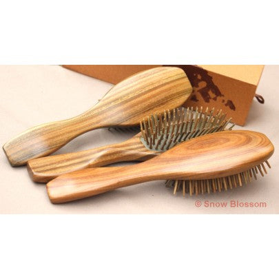 Vera Wood Hair Brush - Snow Blossom Limited