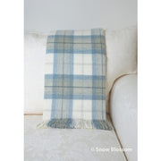Pure New Wool Blanket Checks - Snow Blossom Limited